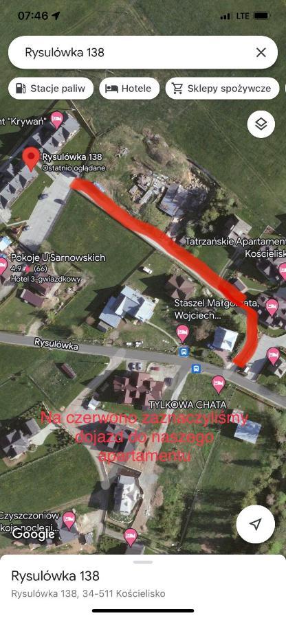 Apartament Mnich Kościelisko Exteriör bild